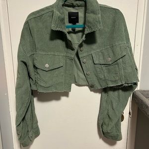 Forget 21 Corduroy cropped jacket